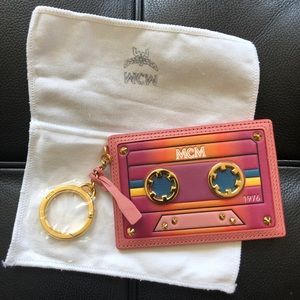 (SOLD!) MCM Cassette Tape Mini Key & Card Holder